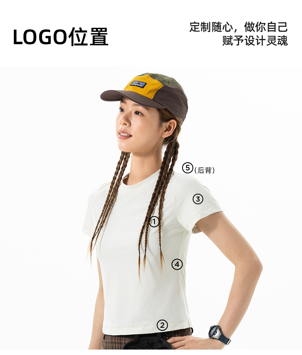 女士[龙鳞孔]透气速干短袖T恤定制LOGO 详情17